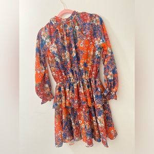 FLORAL SHORT DRESS